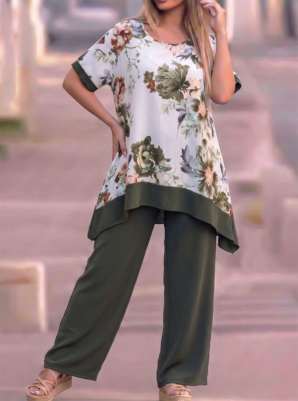 Kétoldalt felvágott, lenge együttes (kheki)