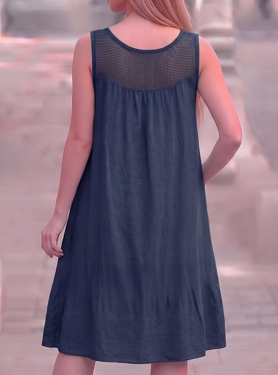 Kristy, lenge ruha (sötétkék)