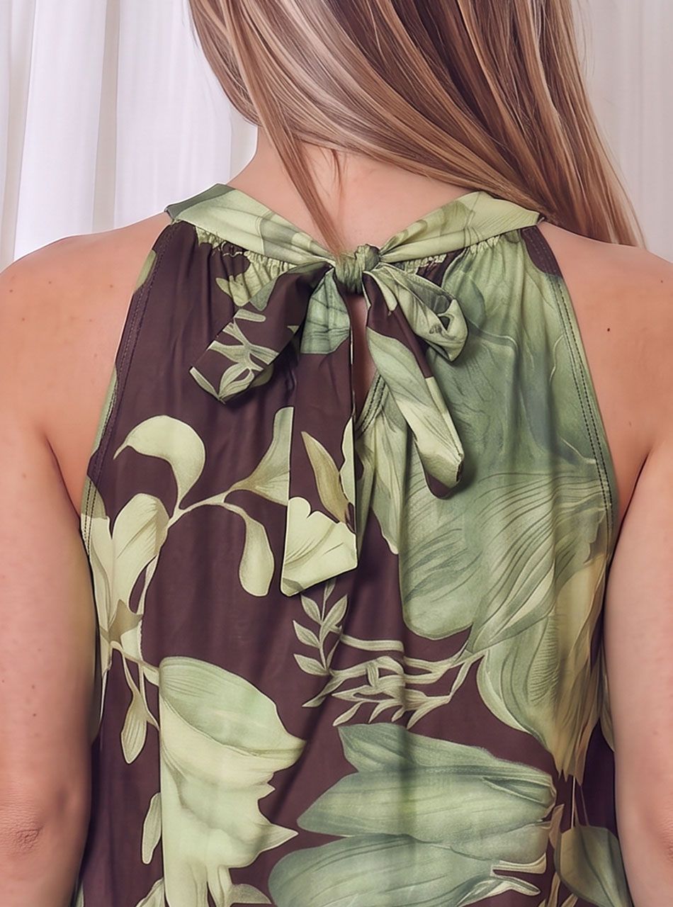 Hátul kötős, gumis aljú felső VI.